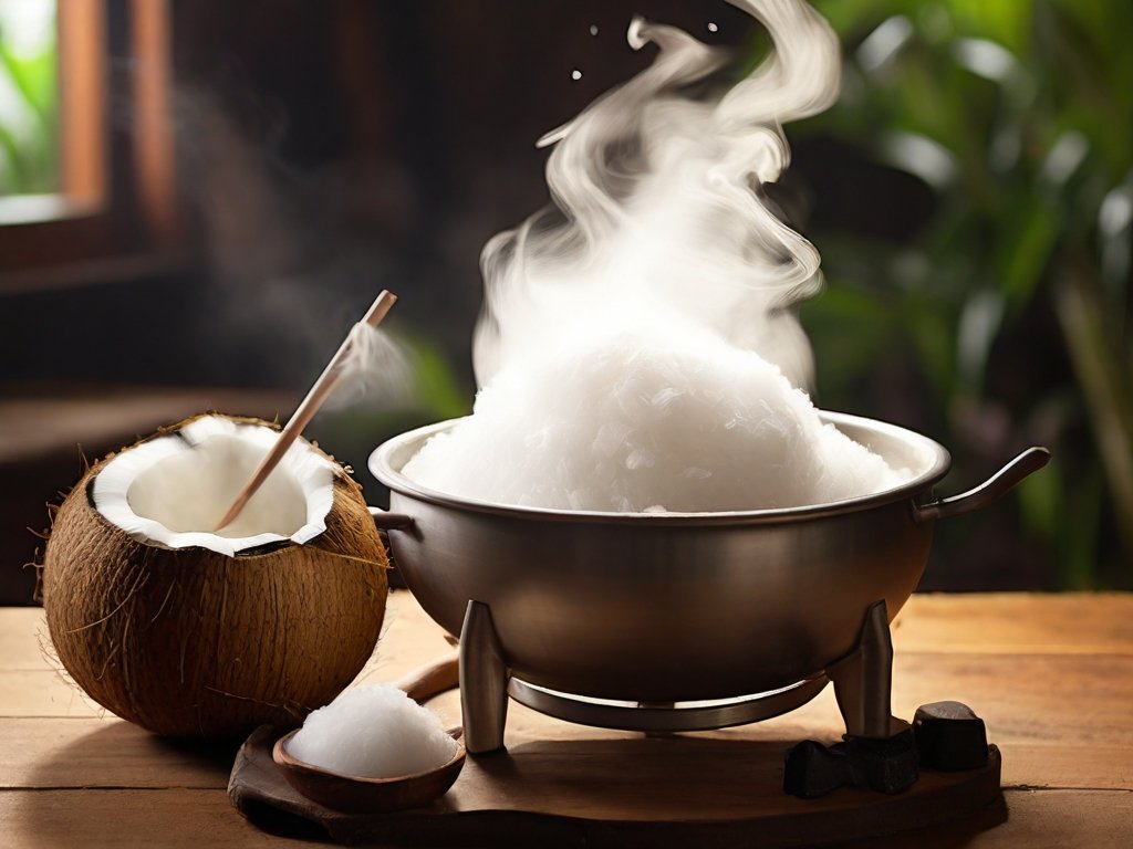 How to make coconut essential oil at home?