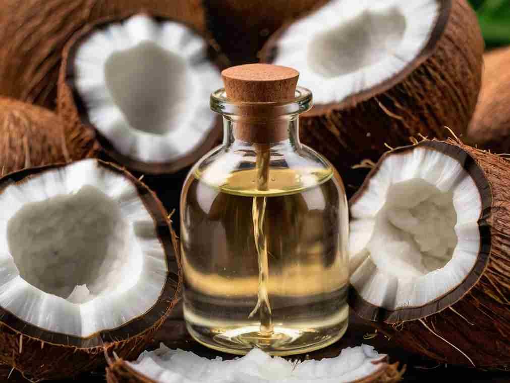 Pure coconut essential oil