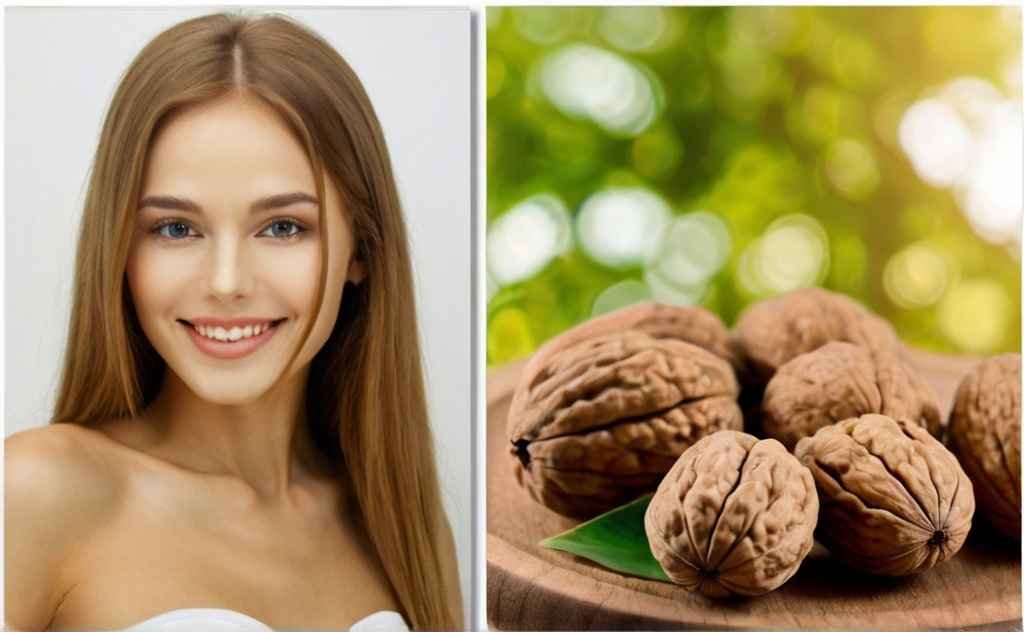 Walnut oil for skin whitening