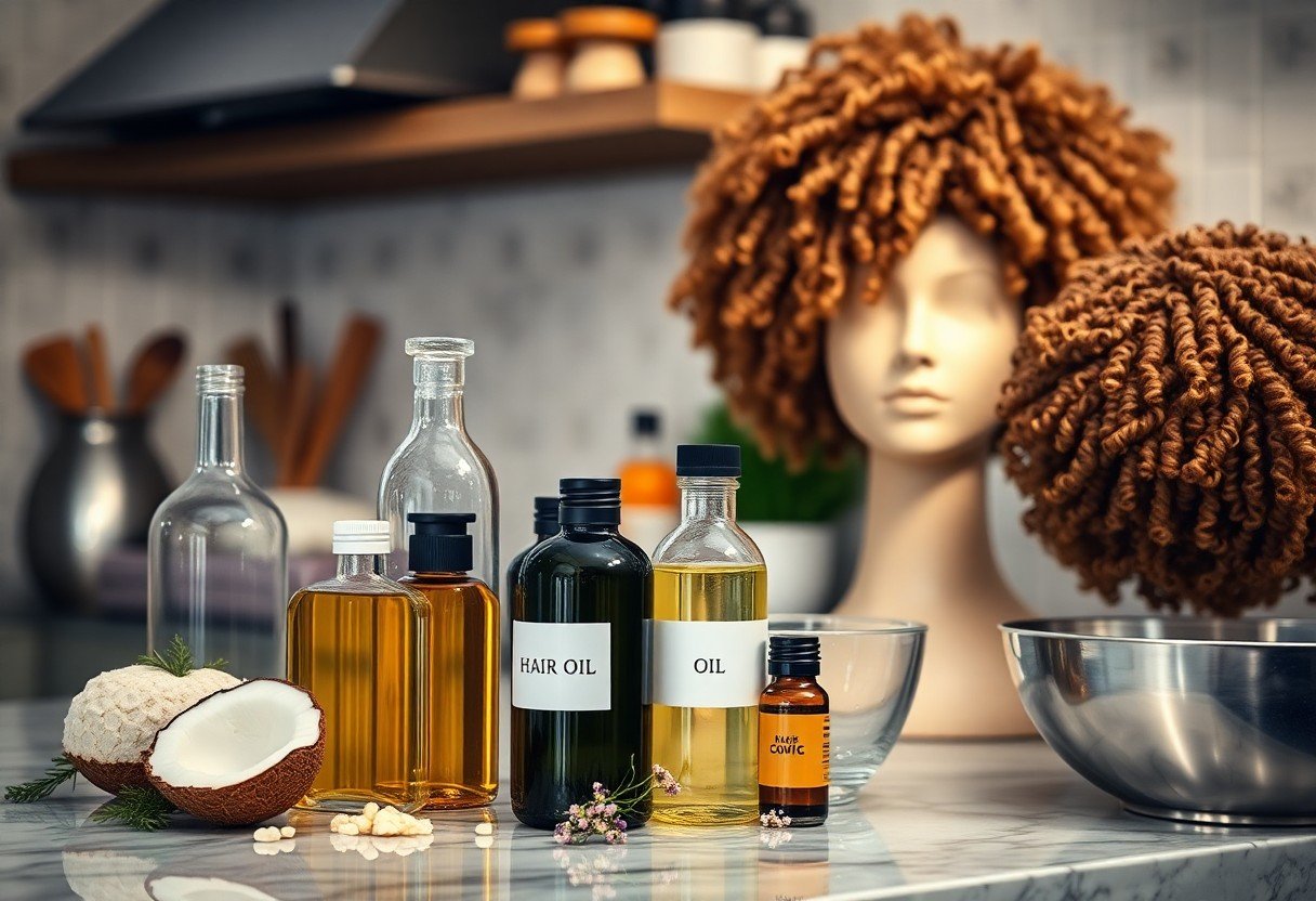 make hair oil for curly hair