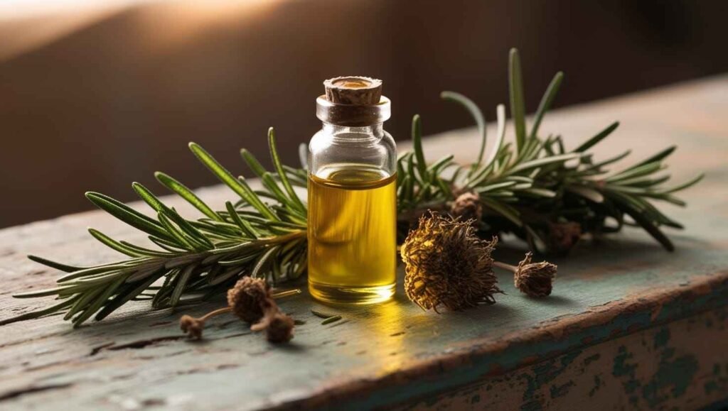 How to make rosemary oil for hair dandruff ?